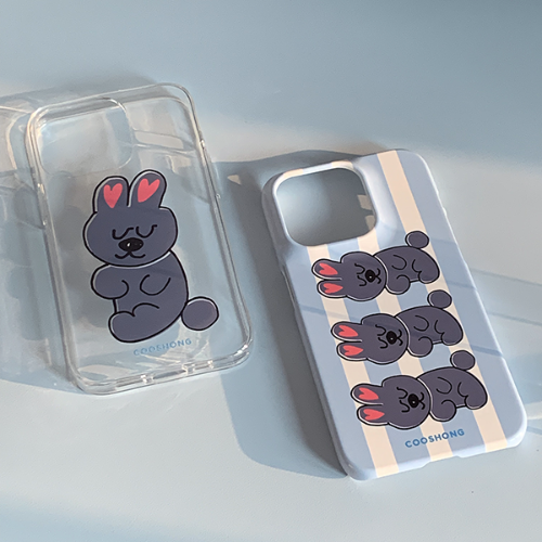 cooshong case _ love bunny (jelly / hard)